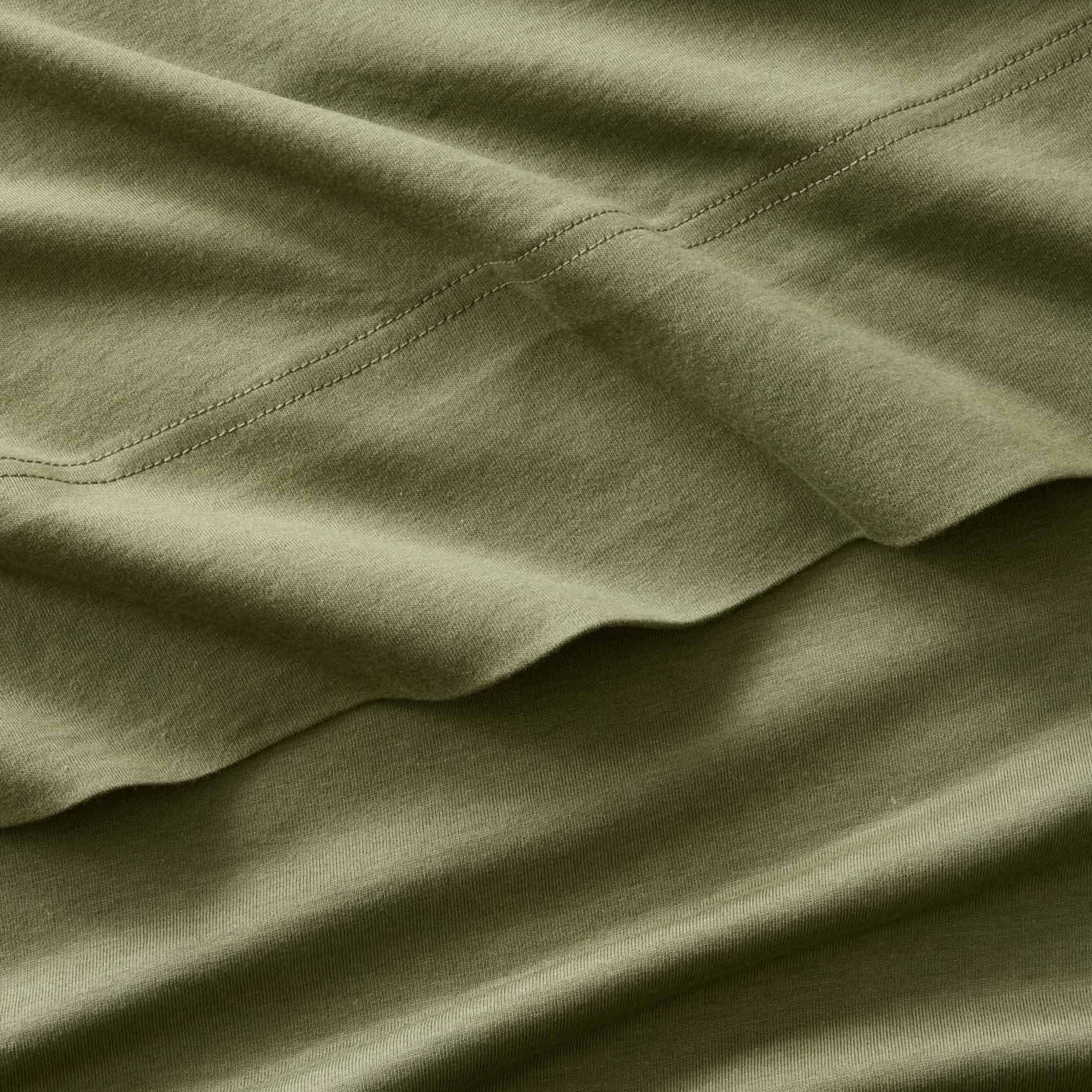 Better Homes & Gardens 4-Piece Dark Cilantro Green Adult Jersey Sheet Set, King