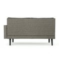thumbnail image 5 of Tonga Outdoor Wicker Sofa Set with Dark Grey Water Resistant Cushions, Mixed Black, 5 of 6