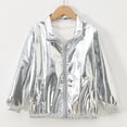 thumbnail image 4 of CAIVO Boys Girls Autumn Zip Up Collared Casual Jacket Fashion Outerwear Coats Long Sleeve Classic Dailywear, 4 of 9