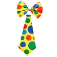 thumbnail image 4 of Conjunto De Corbata Y Pajarita De Payaso, Accesorios De Actuación Para Fiesta De Halloween, 4 of 8