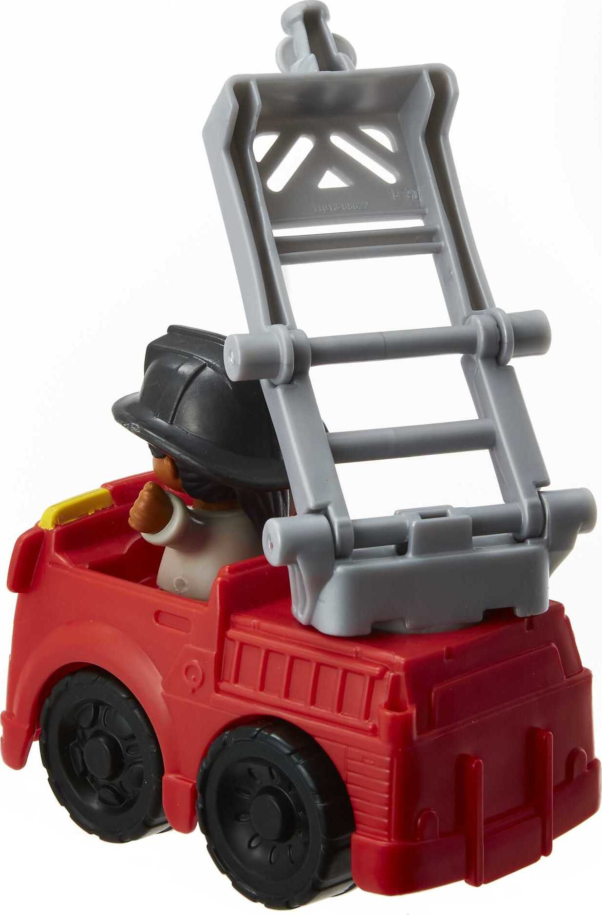 Fisher-Price Little People To the Rescue Fire Truck & Firefighter Figure for Toddlers - image 4 of 6
