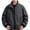 #4Dark Gray, variant on MYAOYI Mens Plain Zip Up Bomber Jacket Lightweight Fall Outerwear with Pockets