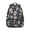 Skull and Flower, variant on Sun and Planet Gothic Pattern Backpack for School, Cute School Bag with Adjustable Shoulder Straps and Padded Back, 15.3"x11"x7.1"