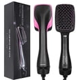 thumbnail image 1 of 2 In 1 Salon Comb Blow Styler Massage Portable Wet Dry Styling Tool Hair Dryer, 1 of 6
