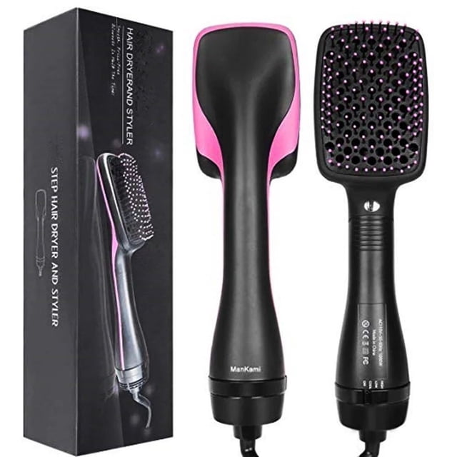 2 In 1 Salon Comb Blow Styler Massage Portable Wet Dry Styling Tool Hair Dryer