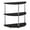 Black Oak, variant on Pemberly Row Turn-N-Tube Engineered Wood Half Round Console Table in White Oak