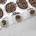 thumbnail image 4 of Feelyou Strawberry Blackout Curtains Set of 2 (52x84 Each), Leopard Print Window Curtains, 4 of 6