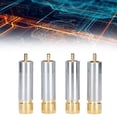 thumbnail image 4 of Plug Audio Plug 4PCS Preffair/R1722 Audio Connector Gold Plated Self Locking Solderless  Connector, 4 of 8