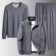 thumbnail image 4 of Conjunto de chándal para hombre, chaqueta y pantalones deportivos de talla grande 8XL y 7XL, moda de otoño y primavera, 4 of 5