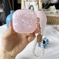 thumbnail image 4 of Compatible with Samsung Galaxy Buds 2 Pro(2022)/Galaxy Buds 2/Galaxy Buds Pro/Galaxy Buds Live Case with Pearl Keychain Cute Shockproof Protective Cover Case Pink, 4 of 12