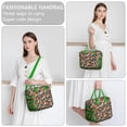 thumbnail image 4 of Sac à Lunch Imprimé Floral et Léopard - Grand Sac Isolé Étanche, Élégant, 4 of 6