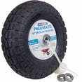 thumbnail image 1 of Hi-Run Stud 4.10/3.50-4 Wheelbarrow Tire Pneumatic Assembly with 5/8" Bushing Pre-Mounted, 1 of 5