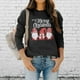 thumbnail image 2 of Jerseys con estampado de gnomo Top holgado sudadera de gran tamaño para mujer traje de vacaciones, 2 of 9