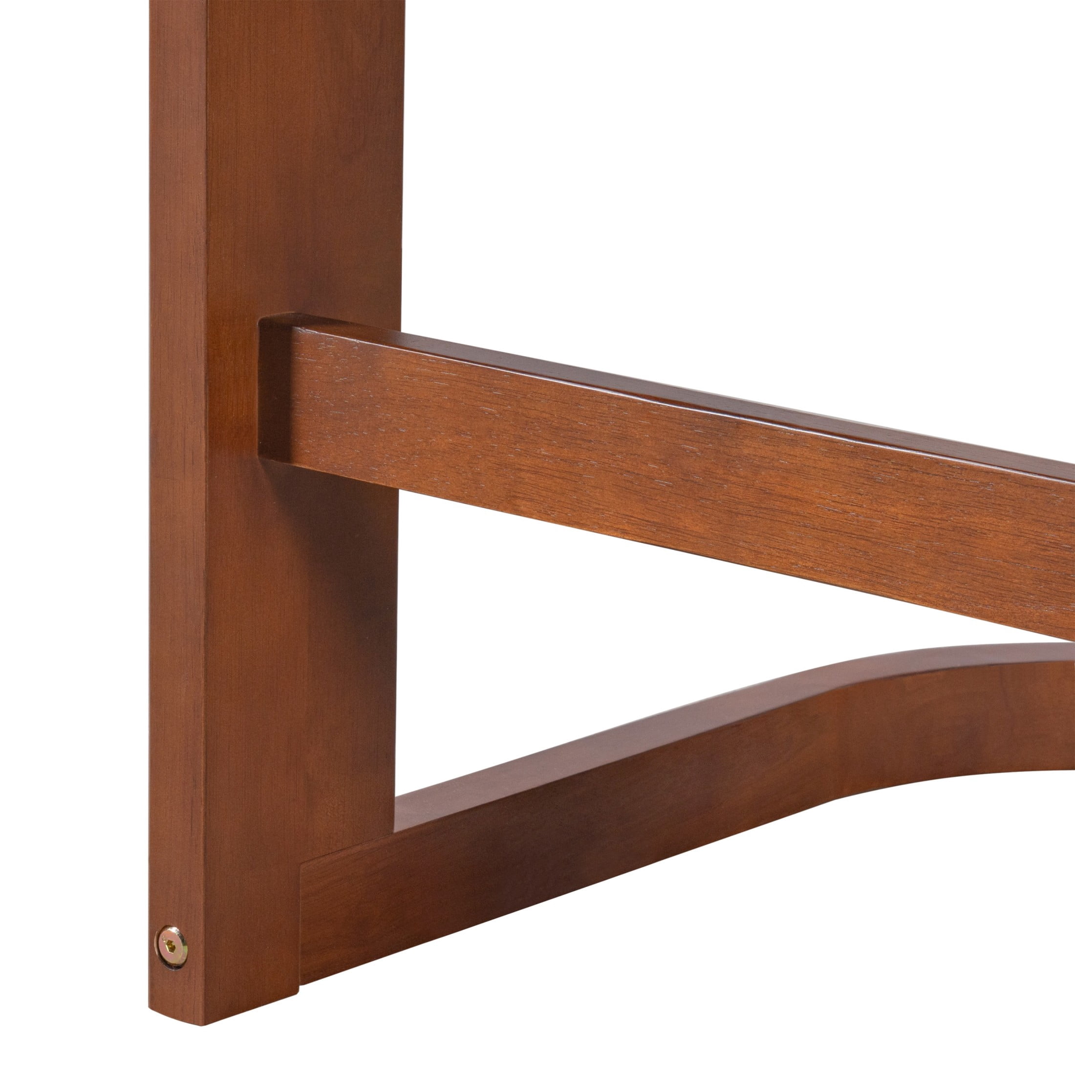 Christopher Knight Home Upholstered Counter Height Bar Stools, Wood Frame, Espresso+Beige, Set of 2