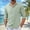 Green, variant on Button Down Shirt for Men Casual Regular Fit Soft Shirts Solid Color Loose Collared Workwear Grey Size M