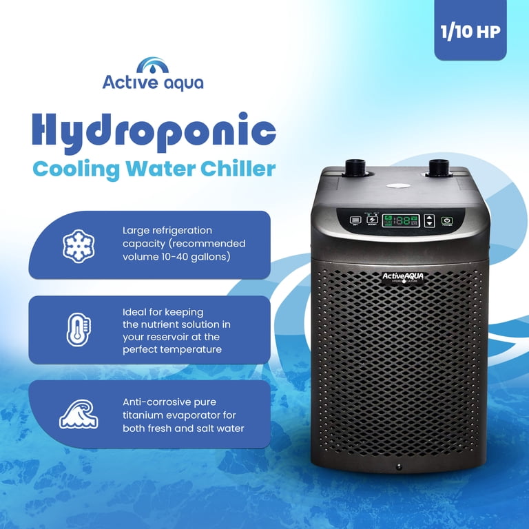Active Aqua Hydroponic Water Chiller Cooling System w/Remote