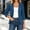 c01Blue, variant on LNWUY Women's Lightweight Open Front Cardigans Short Sleeve Solid Color Casual Stretch Soft Knit Cardigan Sweaters Black L