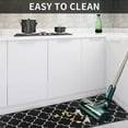 thumbnail image 3 of Kitchen Rugs Kitchen Mat Set of 2 Kitchen Rug Non-Slip Kitchen Rugs and Mats 47.3x17.3/31.5x17.3 Inch Floor Mat Doormat Runner Rug for Kitchen, Laundry, Living Room, Bedroom, Bathroom, Front Door, 3 of 6