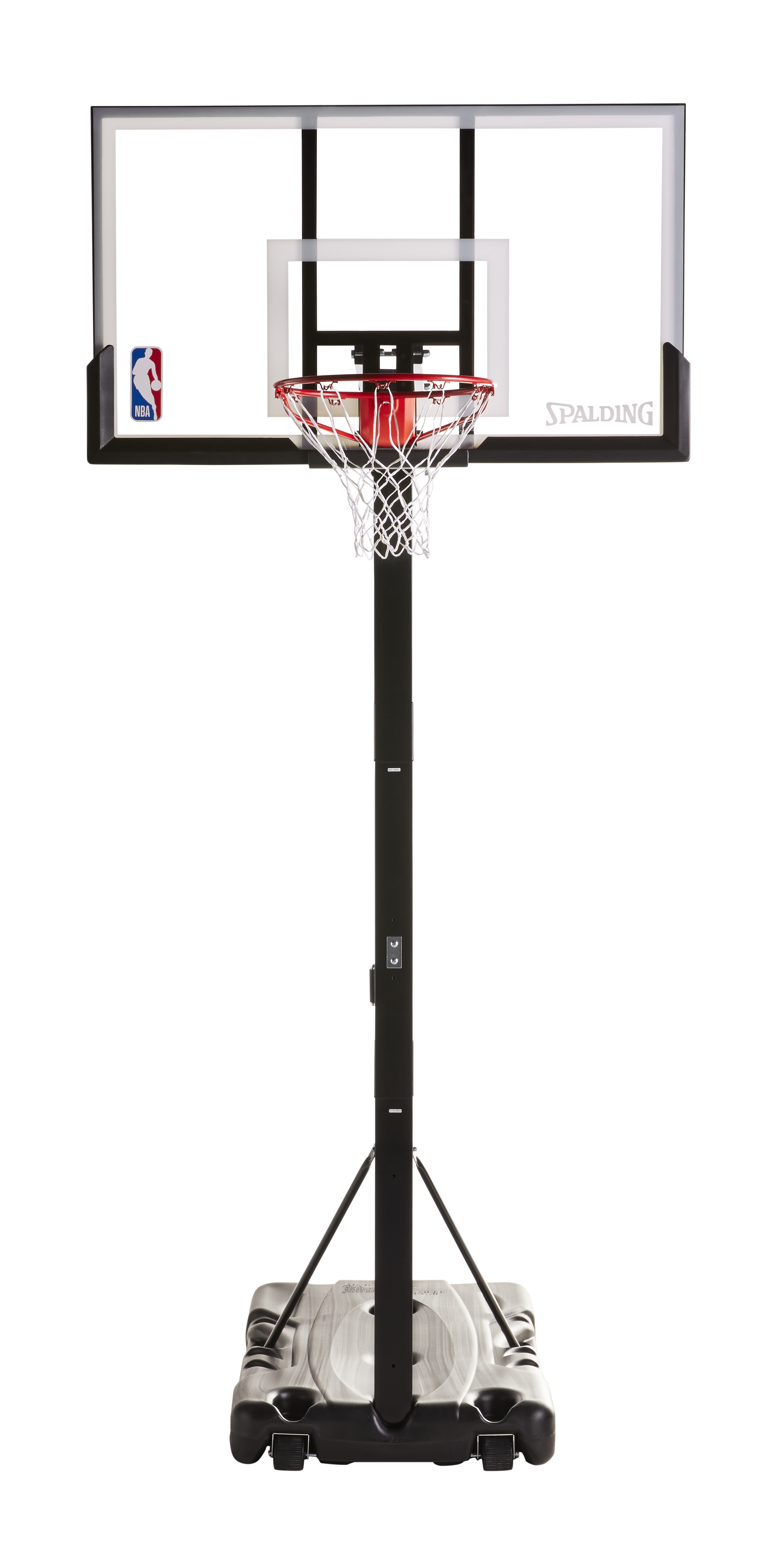 Spalding NBA 54 In. Portable Basketball System Screw Jack Hoop with Polycarbonate Backboard - image 3 of 9