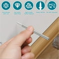 thumbnail image 3 of JIAHAOO Skirting Thread Nail 100pcs Double Head Metal Galvanized Rust Proof for Wall Fixing Sturdy Easy to Use Sleeve Included, 3 of 9