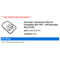 thumbnail image 2 of Automatic Transmission Filter Kit - Compatible with 1994 - 1995 Mercedes-Benz SL500, 2 of 2