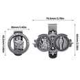 thumbnail image 5 of Aellinatey Travel with Faith Saint Christopher Car Visor Clip Catholic Protect Emblem, 5 of 14