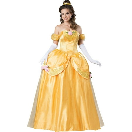 Yellow Fairytale Princess Elite Women's Adult Halloween