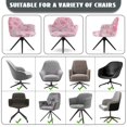 thumbnail image 6 of Xixirimido Cherry Blossom Pattern Stretch Office Chair Cover Desk Chair Cover for Armrest Chair Universal Swivel Chair Slipcovers Mid Back Floral Accent Dining Chair Protector, 6 of 7