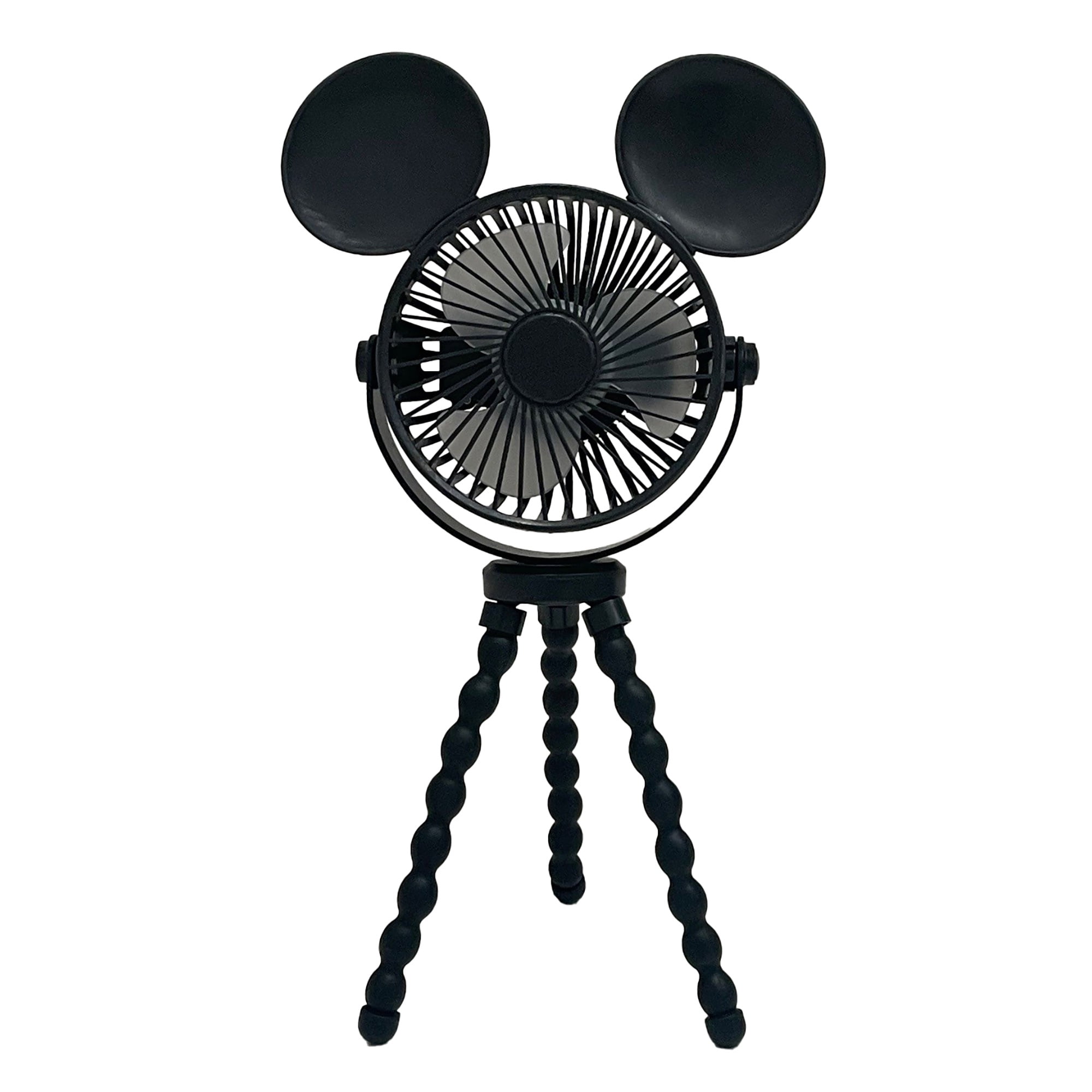 Disney Baby by J.L. Childress Mickey Mouse Stroller Fan - Tripod Clip On Fan for Baby & Kids with 3 Speeds & 360 Rotation