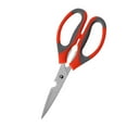 thumbnail image 4 of Tijeras de Cocina, Tijeras de Cocina, Hoja Afilada Antideslizante, Tijeras Profesionales para Barbacoa, Tijeras para Cortar Carne para Fideos de Fruta Naranja Soledad Tijeras de cocina, 4 of 10