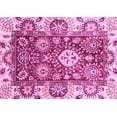 thumbnail image 1 of Ahgly Company Indoor Rectangle Abstract Pink Modern Area Rugs, 6' x 9', 1 of 4