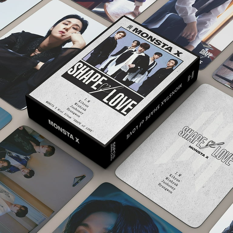 55Pcs Kpop Group MONSTA X Photo Cards MONSTA X 2022 Lomo