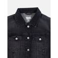 thumbnail image 2 of Wonder Nation Girls Denim Trucker Jacket, Sizes 4-18 & Plus, 2 of 4