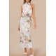 thumbnail image 5 of Vestido Maxi de Satén sin Mangas con Cuello Simulado para Mujer PRETTYGARDEN Talla S, 5 of 5