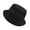 Black, variant on Djtdsds Toddler Kids Solid Color Bucket Hat Wide Brim Sun Hat for Boys and Girls Size:3-5 Years
