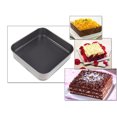 thumbnail image 1 of 3x Molde Cuadrado Antiadherente Molde Del Desierto Tartas De Huevo Bandeja Bandeja Para Hornear Magdalenas Soledad Molde para hornear tartas de huevo NonStick, 1 of 9