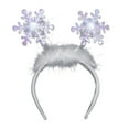 thumbnail image 2 of FlashingBlinkyLights Light Up Snowflakes Head Boppers Headband, 2 of 4