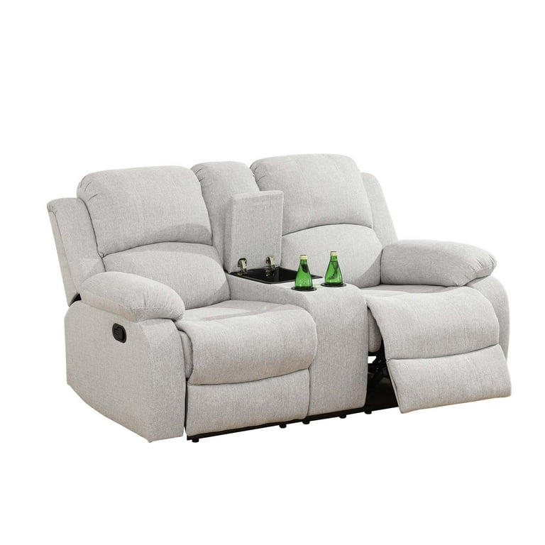 Aukfa Double Manual Recliner Chair, Overstuffed Loveseat Aukfa Double Manual Recliner Chair, Overstuffed Loveseat