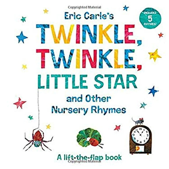Pre-Owned Eric Carle's Twinkle, Twinkle, Little Star and Other Nursery Rhymes : A Lift-The-Flap Book 9780593224311