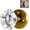 Clear/Antique Brass, variant on Balin Designs Crystal Door Knob with Lock, Glass Door Knobs Interior Privacy/Passage Set, Vintage Decorative Antique Style Handle for Bedroom, Bathroom, Closet (Gold, Passage Function - 1 Pack)