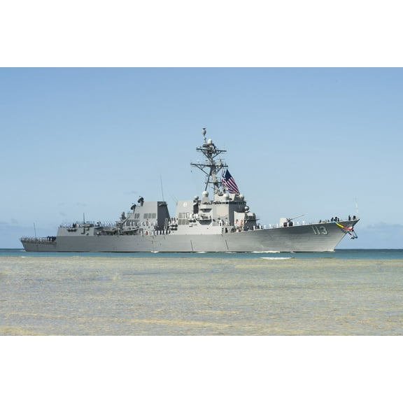 24x36 gallery poster, USS John Finn (DDG-113) Pearl Harbor