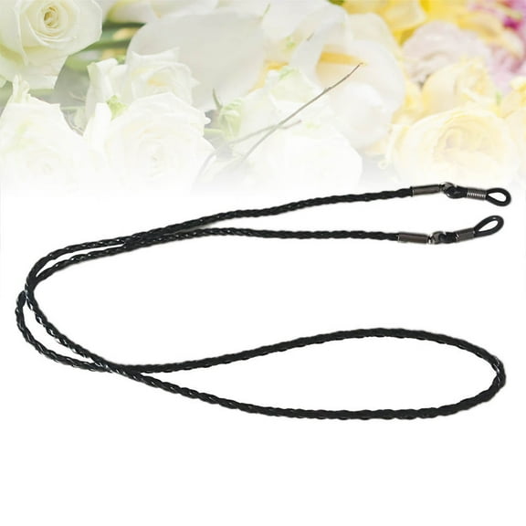 MLINS Men Non-slip Glasses Rope Hypoallergenic Eyeglass Chain 70.00X0.22X0.22CM Black