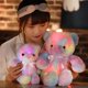 thumbnail image 2 of Creative Light Up LED Teddy Bear Colorful Glowing Bear Plush Luminous Toy Stuffed Animal Soft Doll For Kids Girls Christmas Gift30CM Standing Deng Xun unisex, 2 of 2
