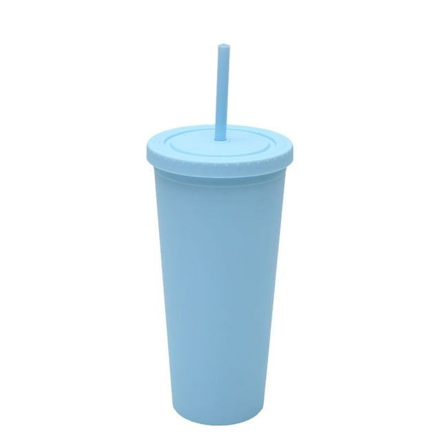 CHENMEI Gobelets à Café Multicolores avec Couvercles et Gobelets Acryliques Colorés de 25oz avec Couvercles et Gobelet à Double Paroi Réutilisable