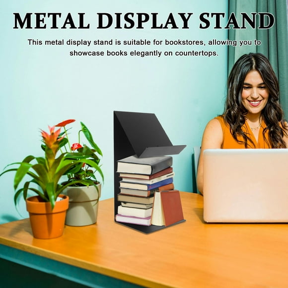 OULII Picture Stands for Display with Heavy Duty Easel Stand Iron Black 1Pack