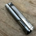 thumbnail image 4 of Piioket 3 Pcs Jet Blue Flame Metal Cigar Cigarette Lighter Windproof Refillable Butane Gas Fuel Viewable with Electric Wire Ignition Protection - Aomai Silver, 4 of 8