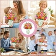 thumbnail image 5 of WaaHome Pop up Mother's Day Card Colorful Dahlia Flower Bouquet, 12 Inch Large Handmade Greeting Cards for Mom, Wife, Grandma, 3D Paper Flower Gift with Envelope & Note Tag, 5 of 7