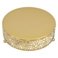 thumbnail image 2 of Cake Stand Round Metal Cake Stands Dessert Cake Display Plates for Party Wedding Birthday S, 2 of 5