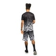 thumbnail image 5 of Victorious Men's Tiger Stripe Camo Short Sleeve Top and Shorts Tracksuit Set, Up to 5X, 5 of 5