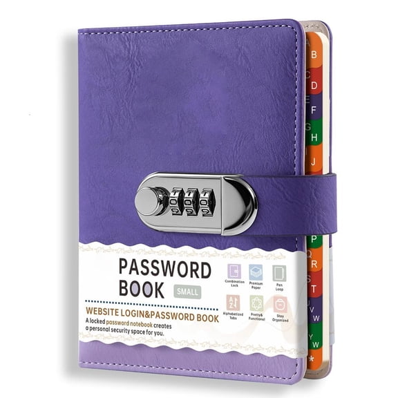 Password Locked Journal Notebook Password Secured Diary Professional Design with Thick Cover And Smooth Writing Pages